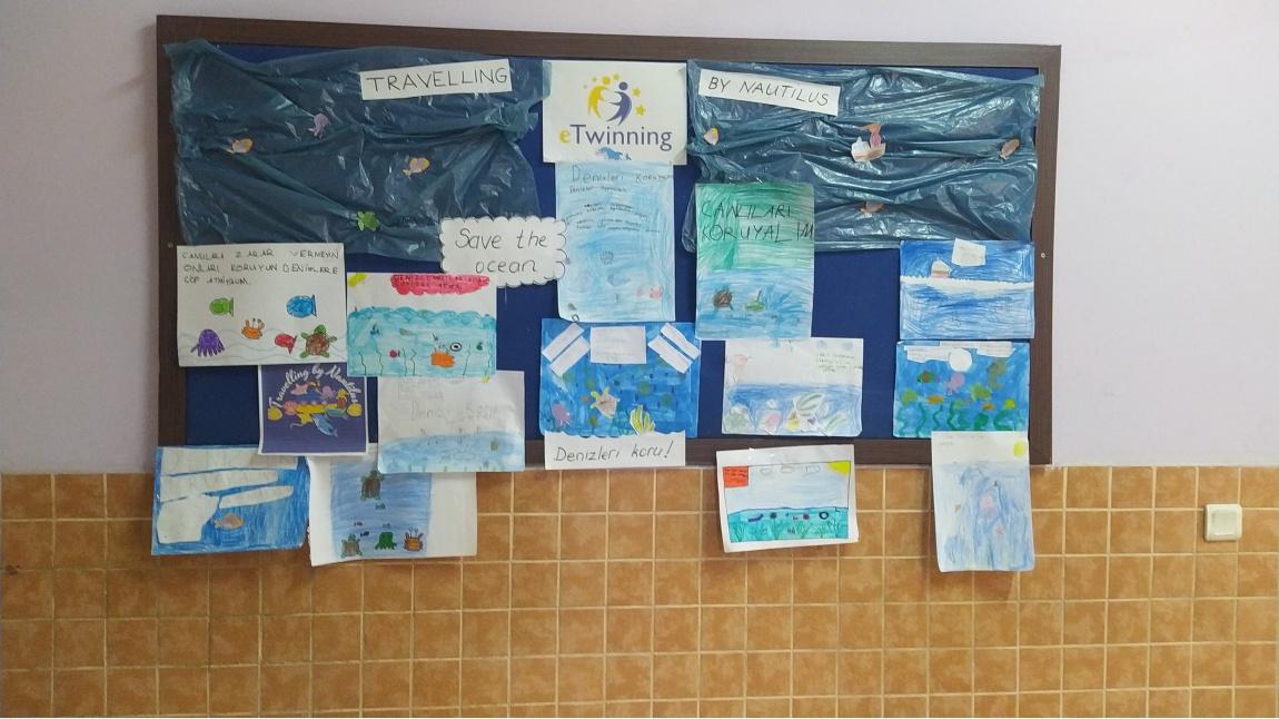 Denizlerimizi Koruyalım! Travelling by Nautilus eTwinning Projesi Kapsamında 2 A ve 3 D Sınıfı Afiş Hazırladı